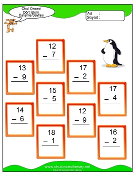 İşlemler yaprak test